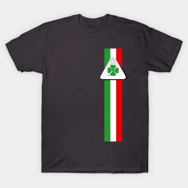 Alfa Romeo logo - Italian striping T-Shirt by Aurealis